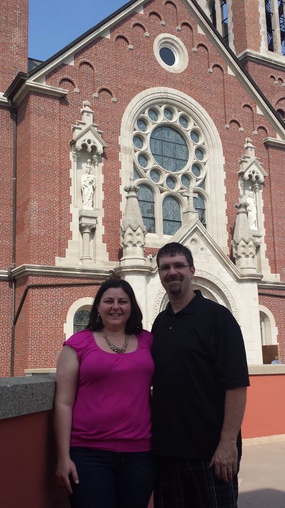 10 years later, at the church where we got married.